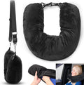 Travel U-Shaped Neck Pillow – Portable Clothing-Fillable Travel Pillow